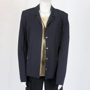 ELIE TAHARI / Wool Blend / Black Blazer / 4 / NWOT